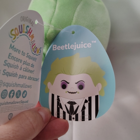 NWT Beetlejuice 7" Original Squishmallow by Kelly Toys - Picture 10 of 12